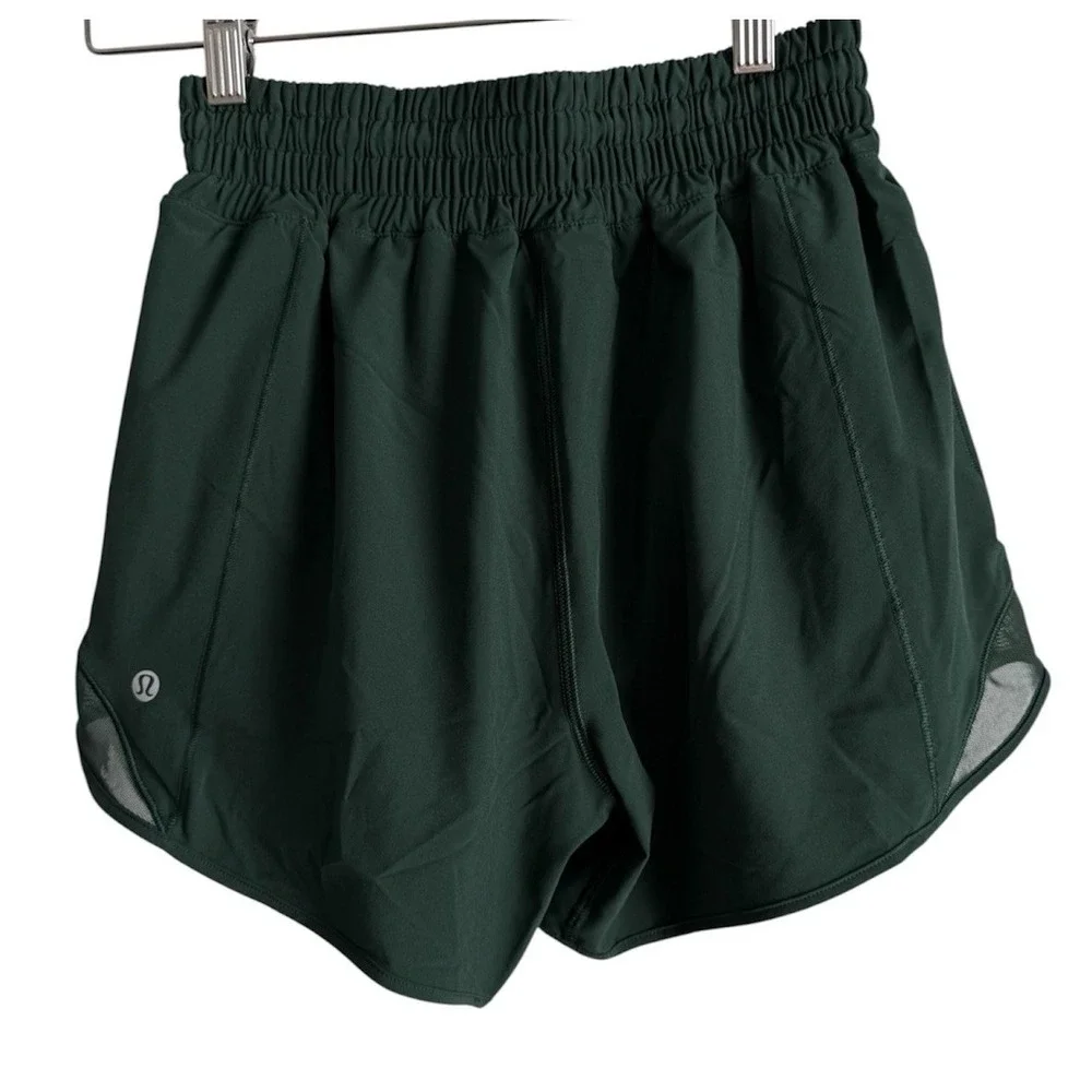 Lululemon Hotty Hot High-Rise Dark Forest Lined Short 4